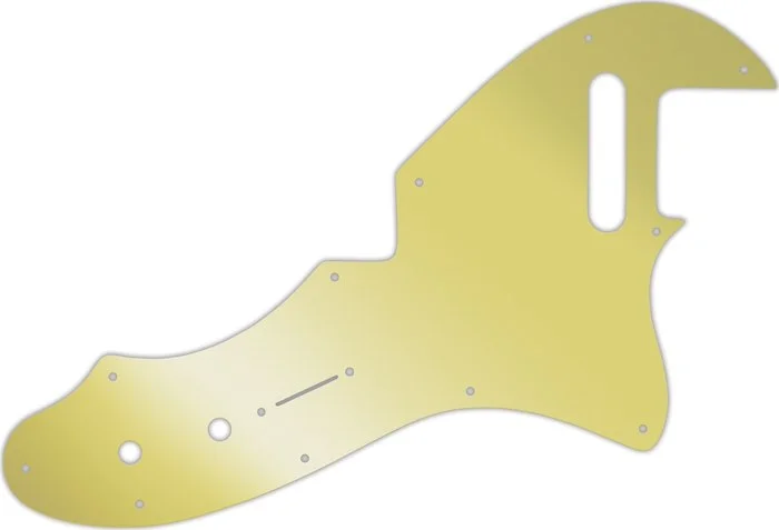 WD Custom Pickguard For Fender USA Vintage Or USA Reissue Telecaster Thinline #10GD Gold Mirror Image