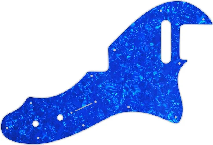 WD Custom Pickguard For Fender USA Vintage Or USA Reissue Telecaster Thinline #28BU Blue Pearl/White