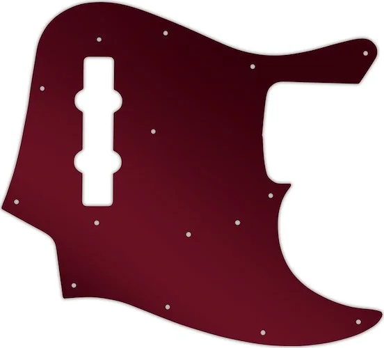 WD Custom Pickguard For Fender Vintage 1962-1964 Jazz  Bass #10R Red Mirror