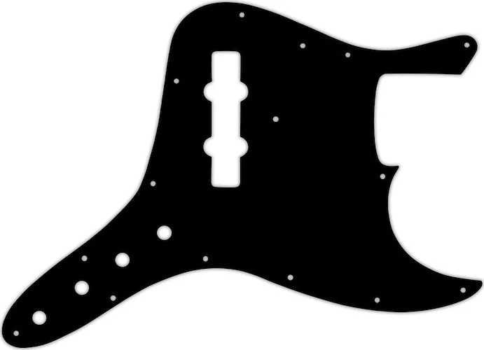 WD Custom Pickguard For Fender Vintage 1970's-1980's 20 Fret Jazz Bass With Custom Integrated Contro