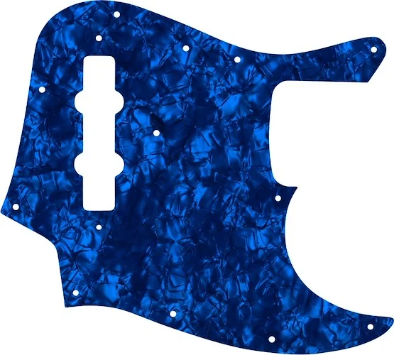 WD Custom Pickguard For Fender Vintage 1970's-1980's 20 Fret Jazz  Bass #28DBP Dark Blue Pearl/Black/White/Black