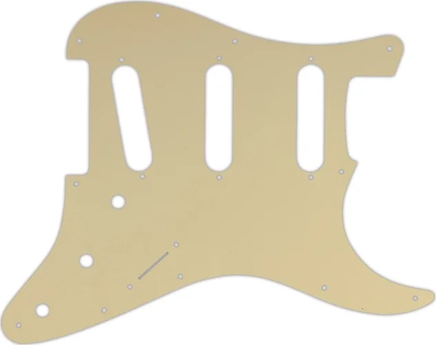 WD Custom Pickguard For Fender VooDoo Jimi Hendrix Tribute Stratocaster #06 Cream