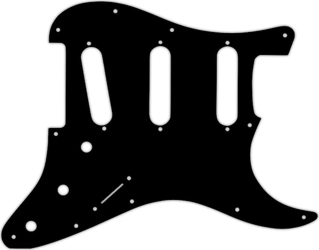 WD Custom Pickguard For Fender VooDoo Jimi Hendrix Tribute Stratocaster #03G Black/Green/Black