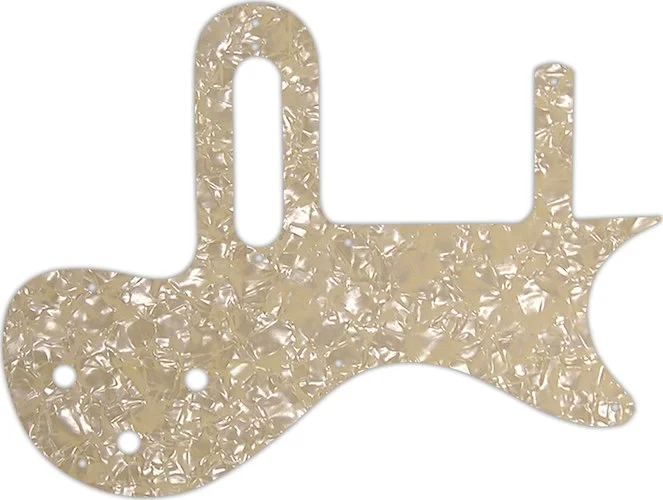 WD Custom Pickguard For Gibson 1 Pickup Melody Maker #28C Cream Pearl/Cream/Black/Cream