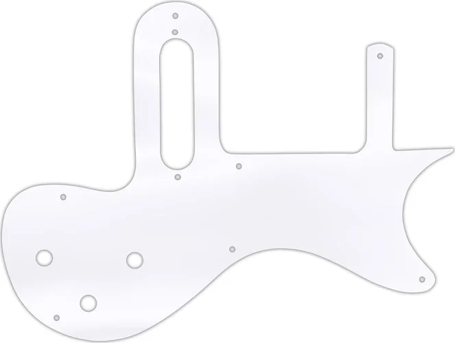 WD Custom Pickguard For Gibson 1 Pickup Melody Maker #45T Clear Acrylic Thin