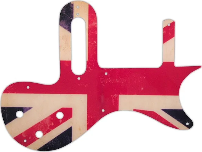 WD Custom Pickguard For Gibson 1 Pickup Melody Maker #G04 British Flag Relic Graphic