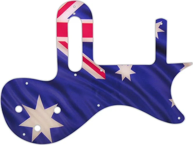 WD Custom Pickguard For Gibson 1 Pickup Melody Maker #G13 Aussie Flag Graphic