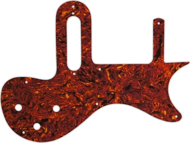 WD Custom Pickguard For Gibson 1 Pickup Melody Maker #05W Tortoise Shell/White