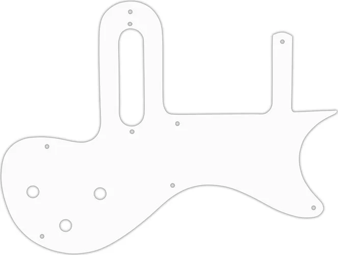 WD Custom Pickguard For Gibson 1 Pickup Melody Maker #04R White/Red/White