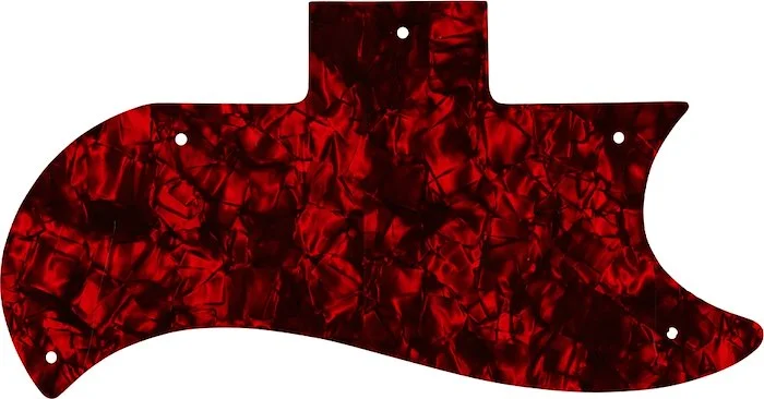 WD Custom Pickguard For Gibson 1961-1970 Half Face SG #28DRP Dark Red Pearl/Black/White/Black