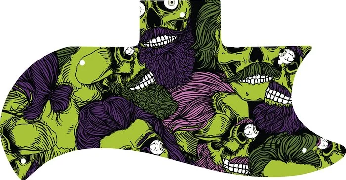 WD Custom Pickguard For Gibson 1961-1970 Half Face SG #GHA02 Zombeard Graphic