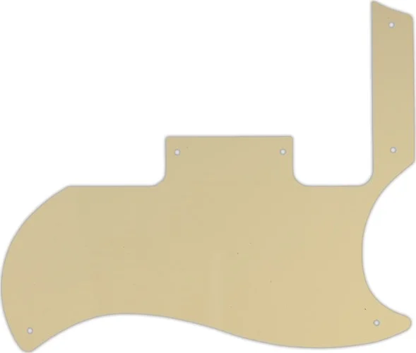 WD Custom Pickguard For Gibson 2010-2012 '60s Tribute SG Special #06T Cream Thin