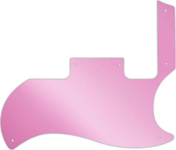 WD Custom Pickguard For Gibson 2010-2012 '60s Tribute SG Special #10P Pink Mirror