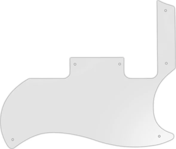 WD Custom Pickguard For Gibson 2010-2012 '60s Tribute SG Special #22 Translucent Milk White