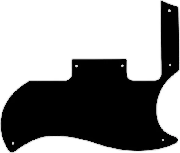 WD Custom Pickguard For Gibson 2010-2012 '60s Tribute SG Special #29T Matte Black Thin