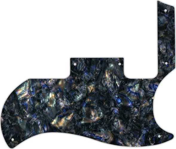 WD Custom Pickguard For Gibson 2010-2012 '60s Tribute SG Special #35 Black Abalone