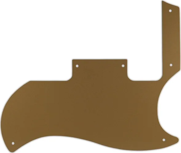 WD Custom Pickguard For Gibson 2010-2012 '60s Tribute SG Special #59 Gold/Clear/Gold