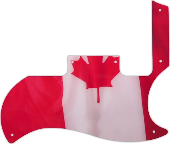 WD Custom Pickguard For Gibson 2010-2012 '60s Tribute SG Special #G11 Canadian Flag Graphic