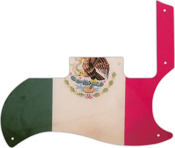 WD Custom Pickguard For Gibson 2010-2012 '60s Tribute SG Special #G12 Mexican Flag Graphic