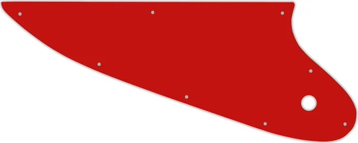 WD Custom Pickguard For Gibson 1963-1966 Thunderbird Bass #07S Red Solid