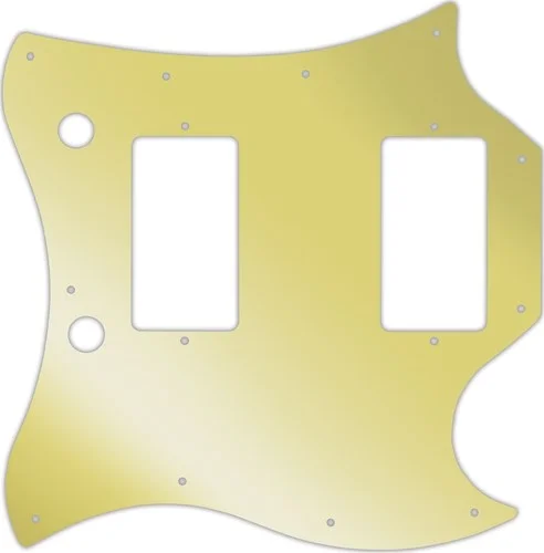 WD Custom Pickguard For Gibson 1963-1970 Full Face SG #10GD Gold Mirror