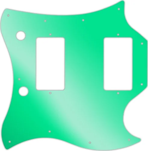 WD Custom Pickguard For Gibson 1963-1970 Full Face SG #10GR Green Mirror