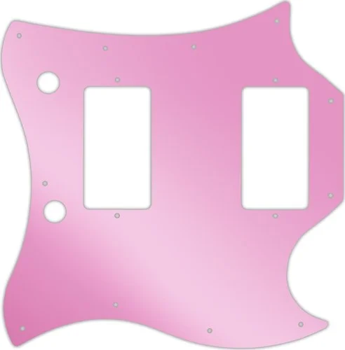 WD Custom Pickguard For Gibson 1963-1970 Full Face SG #10P Pink Mirror