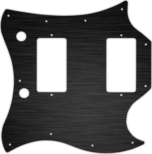 WD Custom Pickguard For Gibson 1963-1970 Full Face SG #27 Simulated Black Anodized