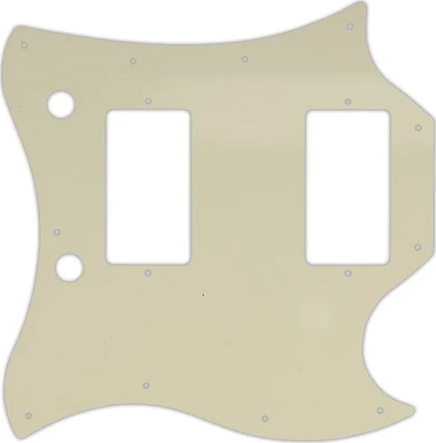 WD Custom Pickguard For Gibson 1963-1970 Full Face SG #55S Parchment Solid