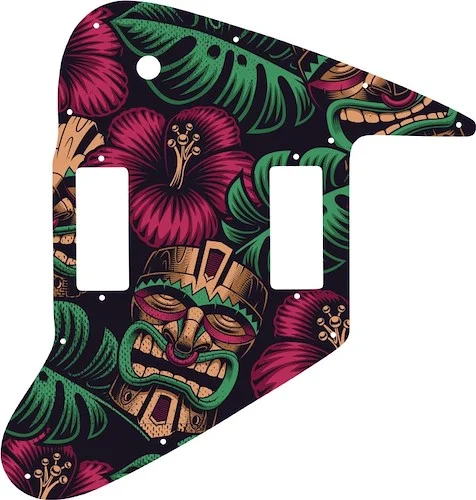 WD Custom Pickguard For Gibson 1965-2018 Non-Reverse Firebird #GAL01 Aloha Tiki Graphic