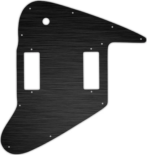 WD Custom Pickguard For Gibson 1965-Present Non-Reverse Firebird #27 Simulated Black Anodized