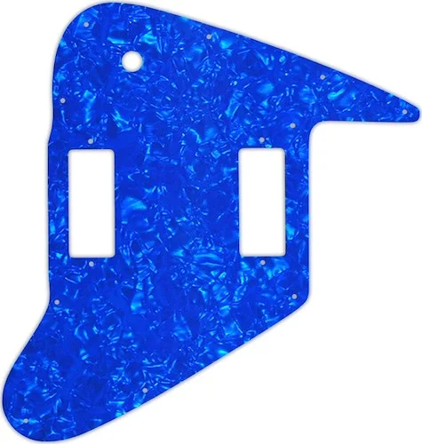 WD Custom Pickguard For Gibson 1965-Present Non-Reverse Firebird #28BU Blue Pearl/White/Black/White