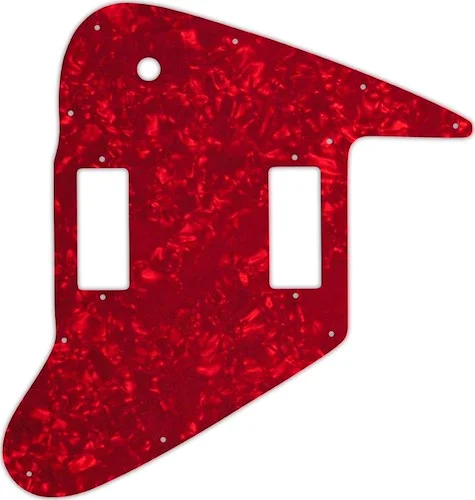 WD Custom Pickguard For Gibson 1965-Present Non-Reverse Firebird #28R Red Pearl/White/Black/White