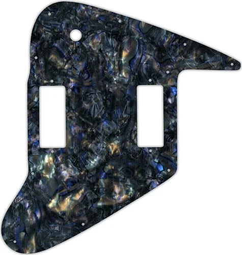 WD Custom Pickguard For Gibson 1965-Present Non-Reverse Firebird #35 Black Abalone