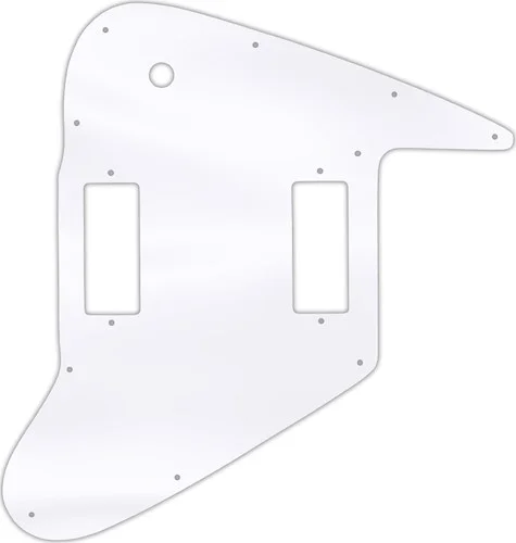 WD Custom Pickguard For Gibson 1965-Present Non-Reverse Firebird #45 Clear Acrylic