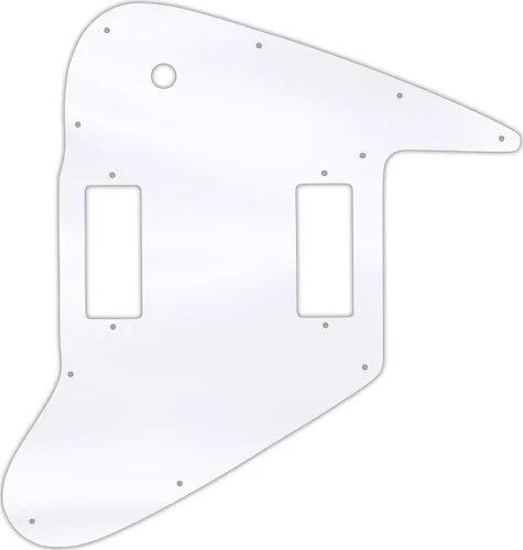 WD Custom Pickguard For Gibson 1965-Present Non-Reverse Firebird #45T Clear Acrylic Thin