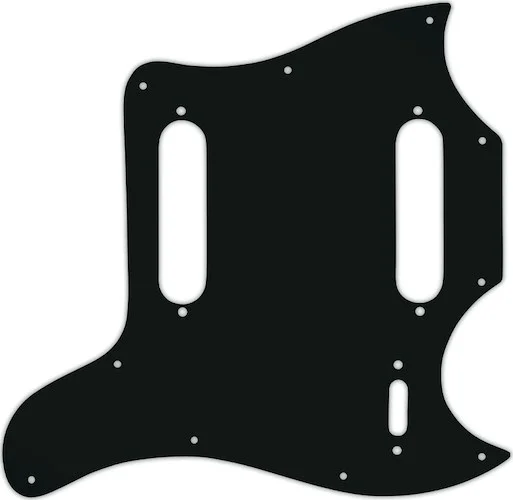 WD Custom Pickguard For Gibson 1970-1982 SG Style Melody Maker #01A Black Acrylic