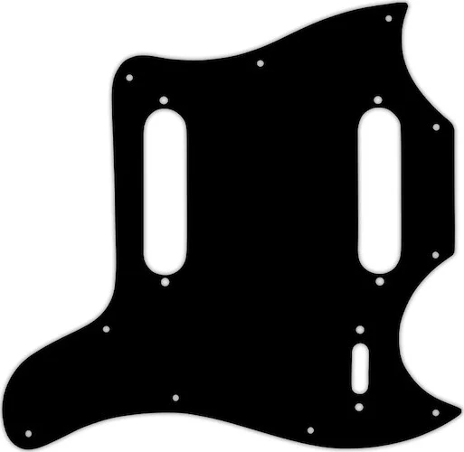 WD Custom Pickguard For Gibson 1970-1982 SG Style Melody Maker #01T Black Thin