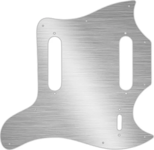 WD Custom Pickguard For Gibson 1970-1982 SG Style Melody Maker #13 Simulated Brushed Silver/Black PV