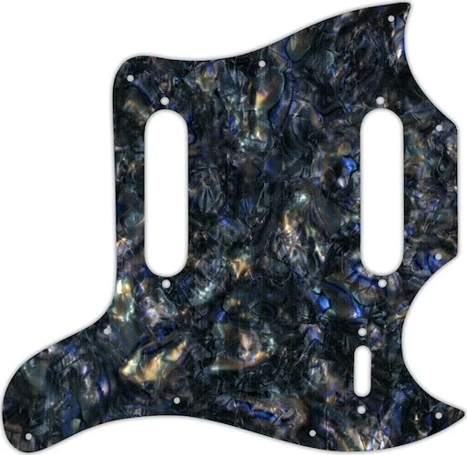 WD Custom Pickguard For Gibson 1970-1982 SG Style Melody Maker #35 Black Abalone