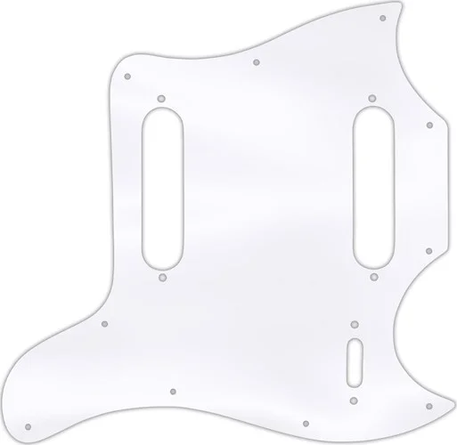 WD Custom Pickguard For Gibson 1970-1982 SG Style Melody Maker #45 Clear Acrylic