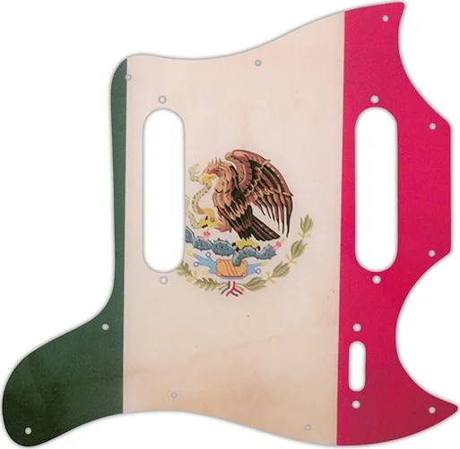 WD Custom Pickguard For Gibson 1970-1982 SG Style Melody Maker #G12 Mexican Flag Graphic