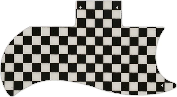 WD Custom Pickguard For Gibson 1971-2018 Or 1961 Reissue Half Face SG #CK01 Checkerboard Graphic