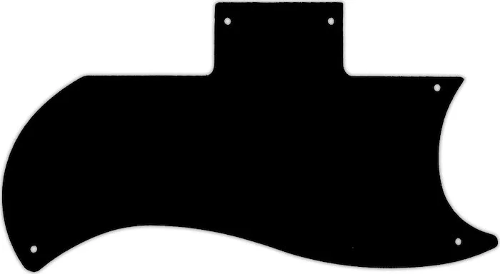 WD Custom Pickguard For Gibson 1971-Present Or 1961 Reissue Half Face SG #03P Black/Parchment/Black