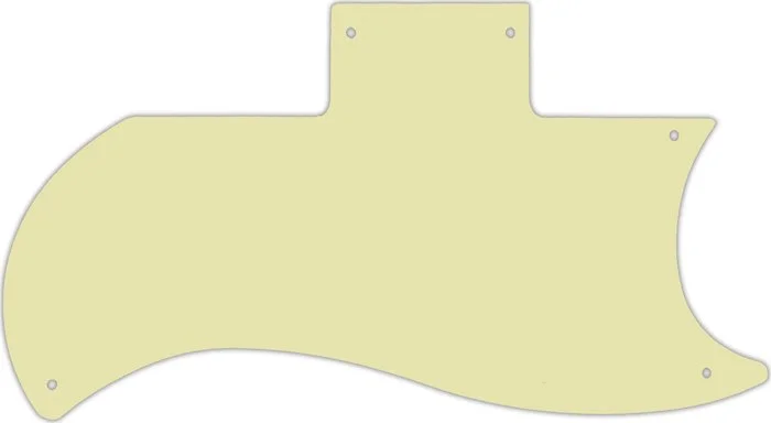 WD Custom Pickguard For Gibson 1971-Present Or 1961 Reissue Half Face SG #34T Mint Green Thin