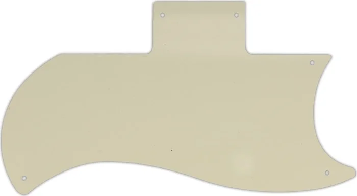 WD Custom Pickguard For Gibson 1971-Present Or 1961 Reissue Half Face SG #55 Parchment 3 Ply
