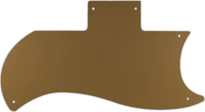 WD Custom Pickguard For Gibson 1971-Present Or 1961 Reissue Half Face SG #59 Gold/Clear/Gold