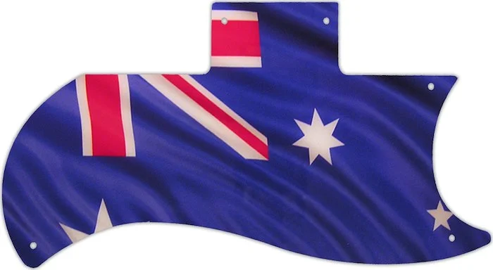 WD Custom Pickguard For Gibson 1971-Present Or 1961 Reissue Half Face SG #G13 Aussie Flag Graphic