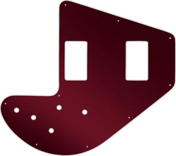 WD Custom Pickguard For Gibson 1975-1983 Ripper Bass #10R Red Mirror