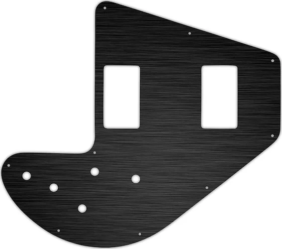 WD Custom Pickguard For Gibson 1975-1983 Ripper Bass #27 Simulated Black Anodized